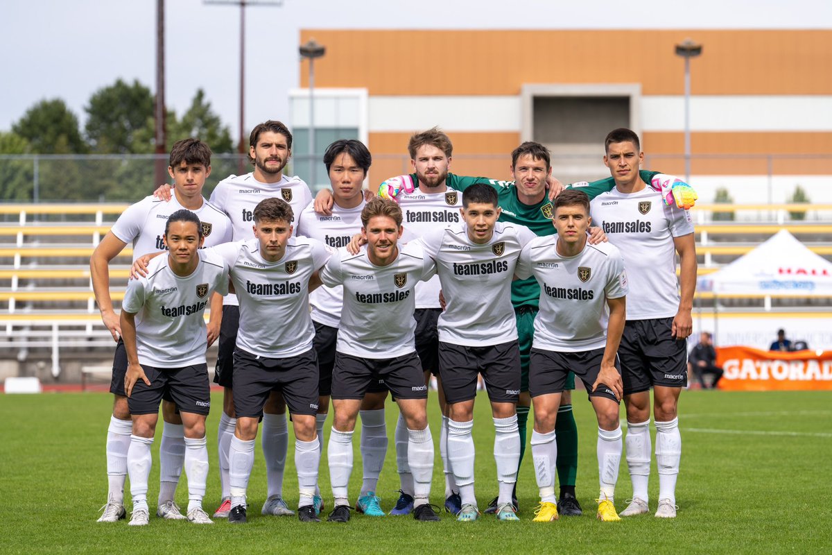 HighlandersFC's tweet photo. The lads stay on top! 

After a huge 3-0 win over Rivers FC this weekend, the Highlanders men stay top of the League 1 BC table! 

⚽️ goals from Javier Sagaste, Michael Henman, and Aziz Yousef https://t.co/VobtRFDhuS