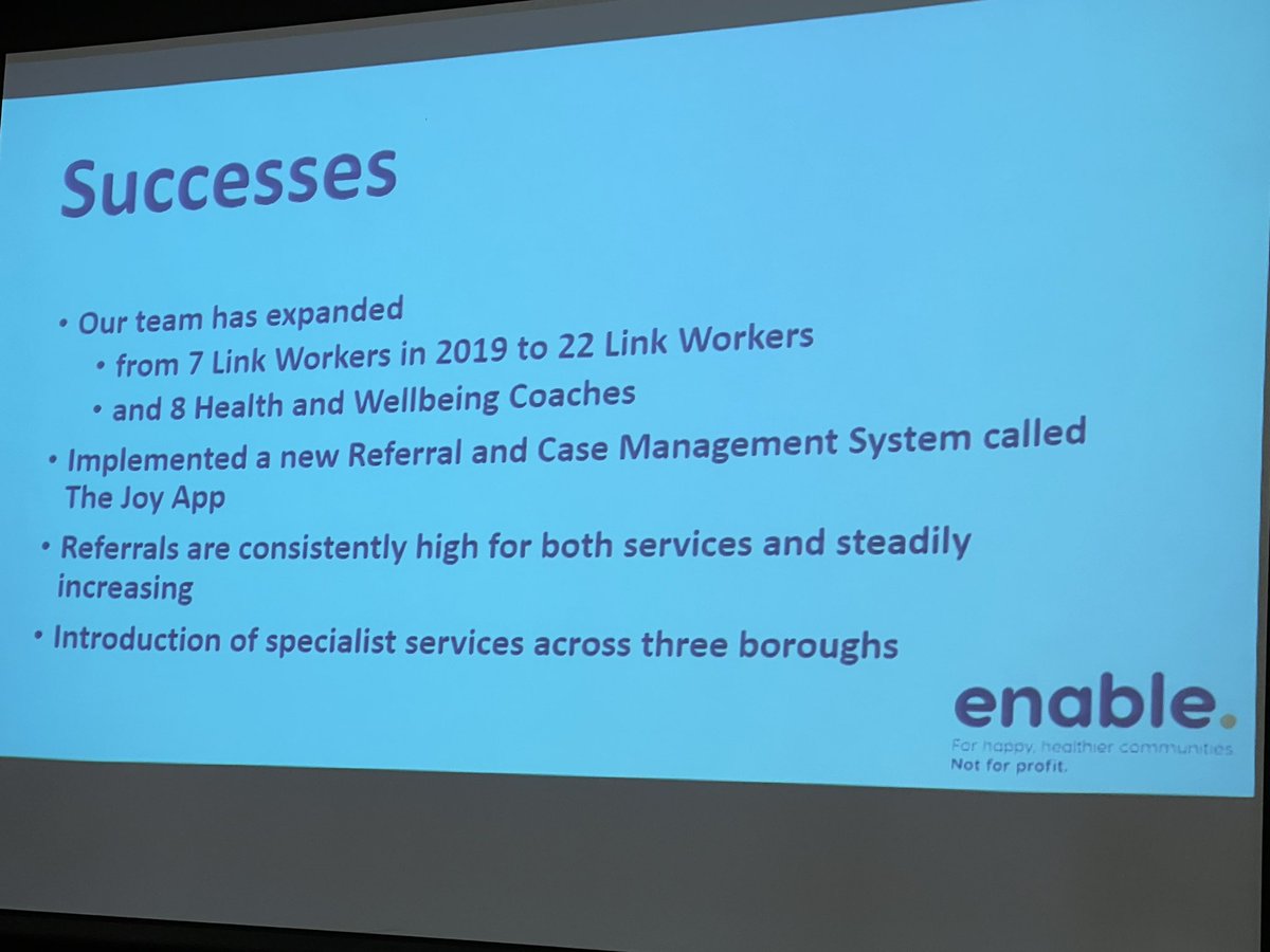 Mohan sekeram (@sekerammohan) on Twitter photo Excellent engagement event <a href="/EnableHW/">Enable Health and Wellbeing</a> <a href="/Pers_Care/">Personalised Care</a> this morning to showcase all the fantastic work being done in #wandsworth #socialprescribing #healthandwellbeingcoach
Great to hear patient story <a href="/macmillancancer/">Macmillan Cancer Support</a> <a href="/MeaningMeasures/">Meaningful Measures</a> @SWLTrainingHubs <a href="/SWLNHS/">NHS South West London</a> Excellent engagement event <a href="/EnableHW/">Enable Health and Wellbeing</a> <a href="/Pers_Care/">Personalised Care</a> this morning to showcase all the fantastic work being done in #wandsworth #socialprescribing #healthandwellbeingcoach
Great to hear patient story <a href="/macmillancancer/">Macmillan Cancer Support</a> <a href="/MeaningMeasures/">Meaningful Measures</a> @SWLTrainingHubs <a href="/SWLNHS/">NHS South West London</a>