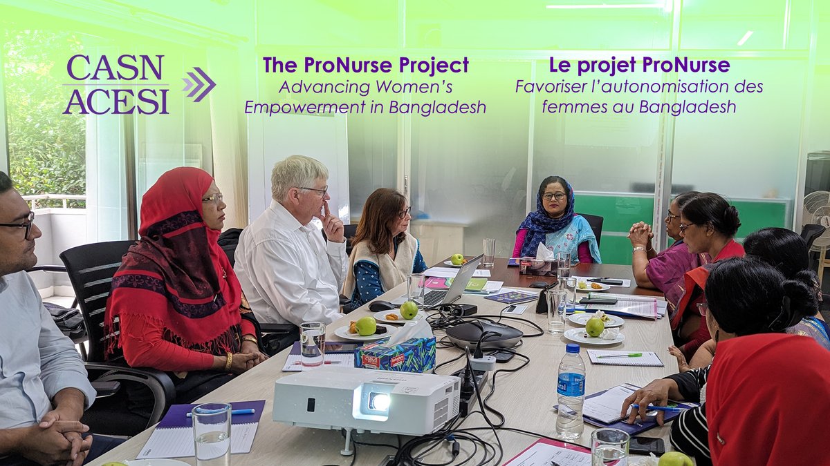 CASN/ACESI (@casn43) on Twitter photo CASN continues the work of establishing a national nursing #accreditation program in #Bangladesh by meeting with Rashida Ahkter, Registrar, bnmc.gov.bd and other nursing education leaders as part of <a href="/Cowater_Intl/">Cowater International</a> project to professionalize #nursing. CASN continues the work of establishing a national nursing #accreditation program in #Bangladesh by meeting with Rashida Ahkter, Registrar, bnmc.gov.bd and other nursing education leaders as part of <a href="/Cowater_Intl/">Cowater International</a> project to professionalize #nursing.