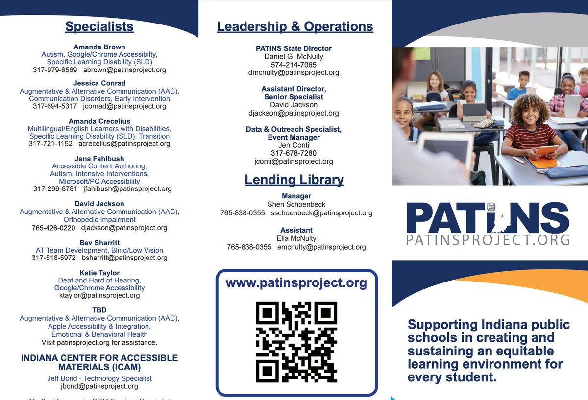 Do you want to share a copy of PATINS brochure with a colleague or friend? Visit our website for a digital copy of our brochure with current services and contact information. bit.ly/41UU0MD #PatinsIcam