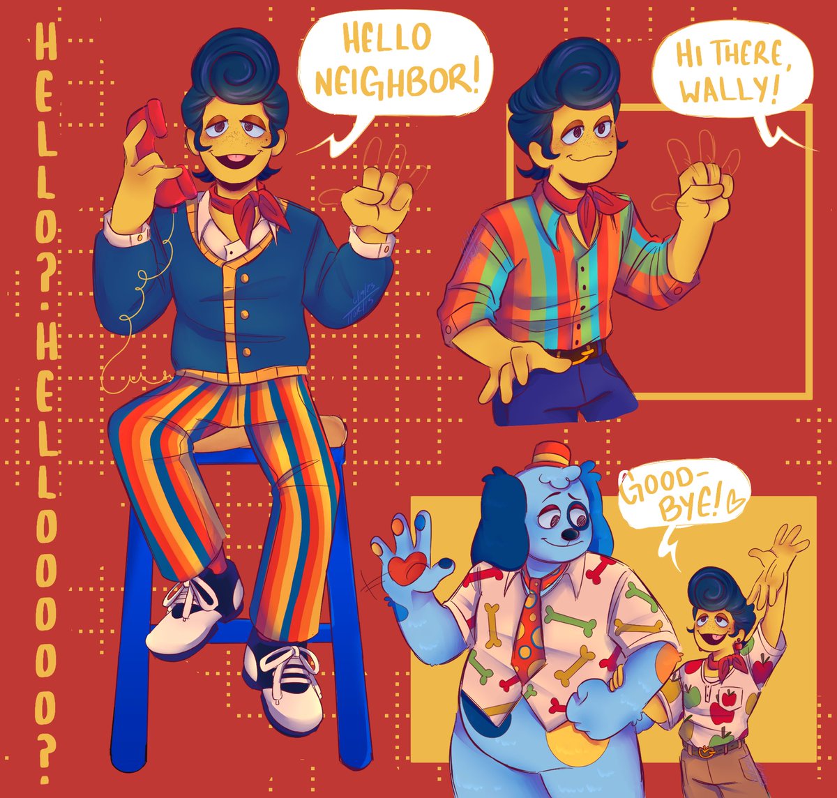 sıʇɹoɯ 🔪 on Twitter "the silly!! ft Barnaby! D 