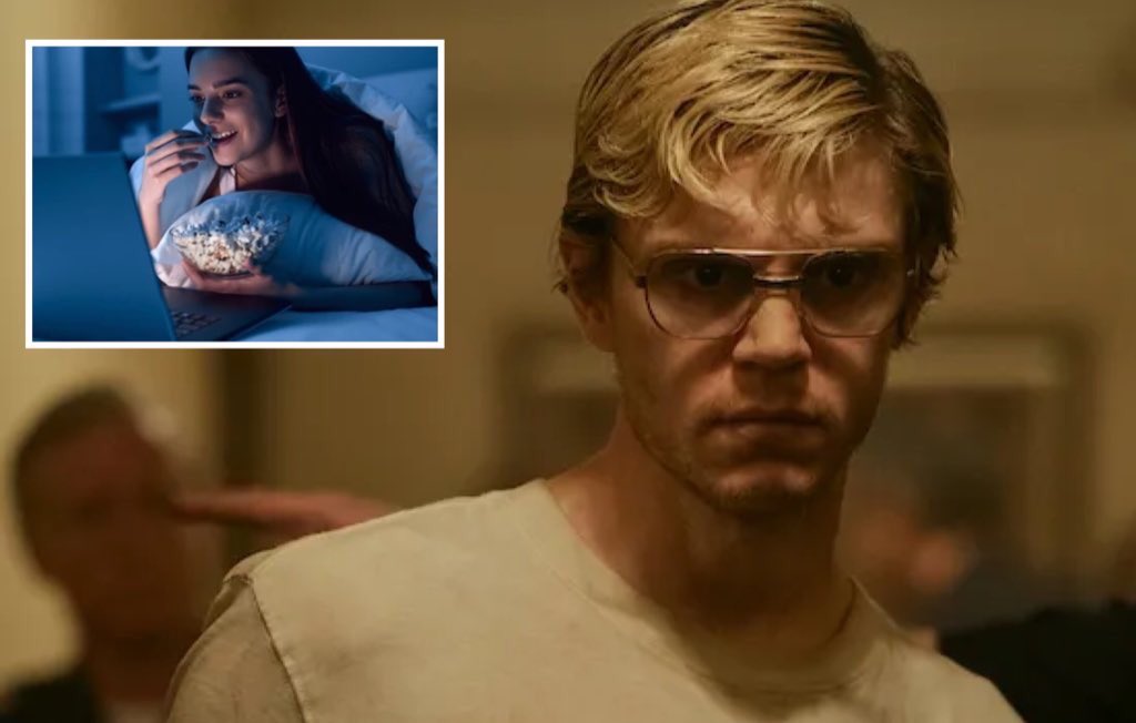 6ixbuzztv's tweet image. Psychologist warns it’s a ‘major red flag’ if you relax by enjoying true crime stories