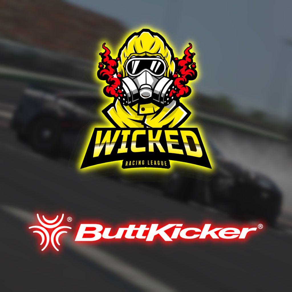 WickediRacing's tweet photo. With just over 2 weeks left until we are back on track….we are happy to announce that @TheButtKicker will be returning as a sponsor for season 3!!!

It is a pleasure working with them and we hope to keep up this fantastic partnership!!

#WeAreWicked | #iRacing https://t.co/qf5p2z2r9C