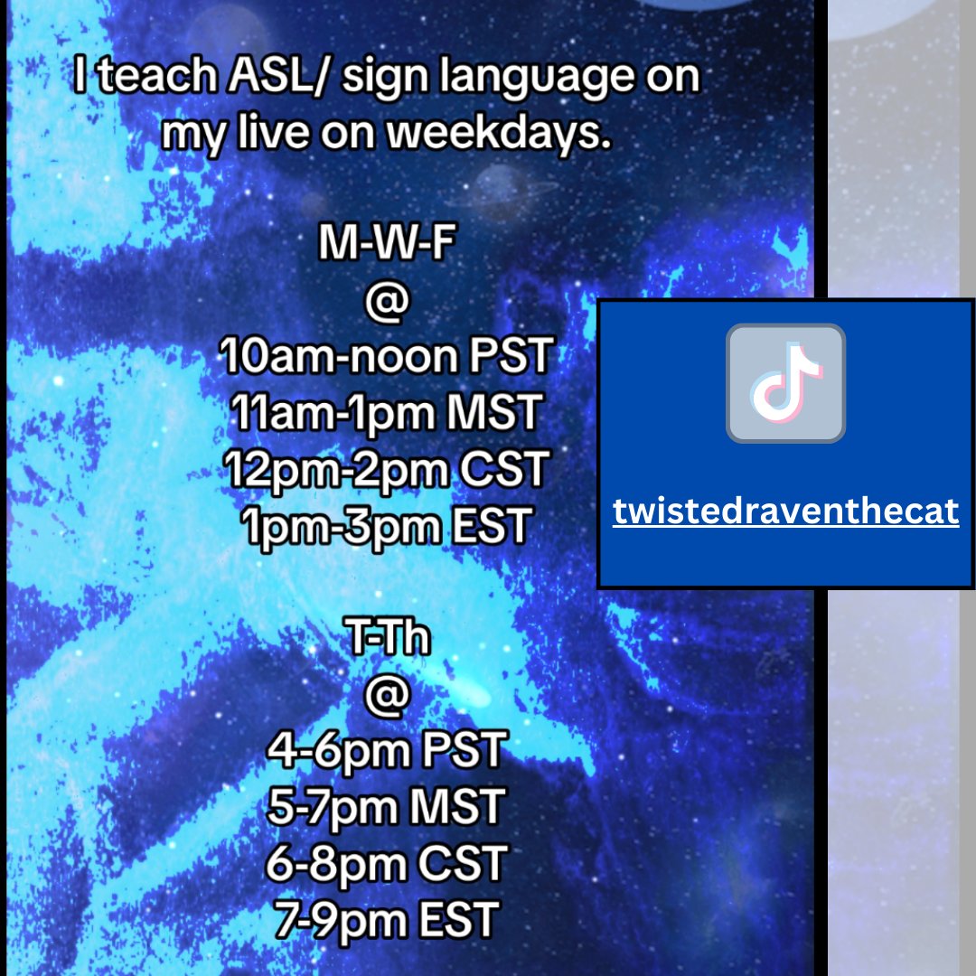 BurgSignClub's tweet photo. I’ve been on the TikTok 🤣. This #DeafCreator, https://t.co/b9Wt7AcnKU, has live sign language lessons for ADULTS learning how to communicate with non-verbal children. Sometimes she has to pause to take care of mommy duties (children in the background) . #ASL #SignLanguage https://t.co/BxeGBxmpph