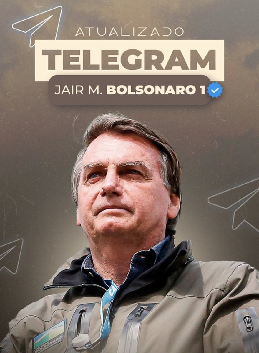 - Telegram do dia atualizado. Junte-se a nós: t.me/jairbolsonarob…