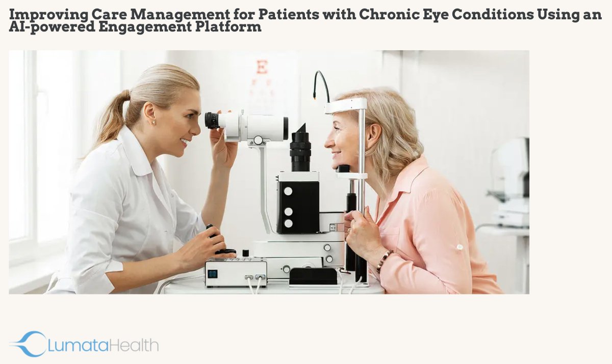 WholisticsH's tweet image. "After just 3 months piloting the #Chatbot with patients, the program is already having a positive impact," according to Ashley Stanton, Director of Care Management at @LumataHealth.

community.wholistics.health/improving-care…

#chatbot #AI #eyehealth #optician #wellness