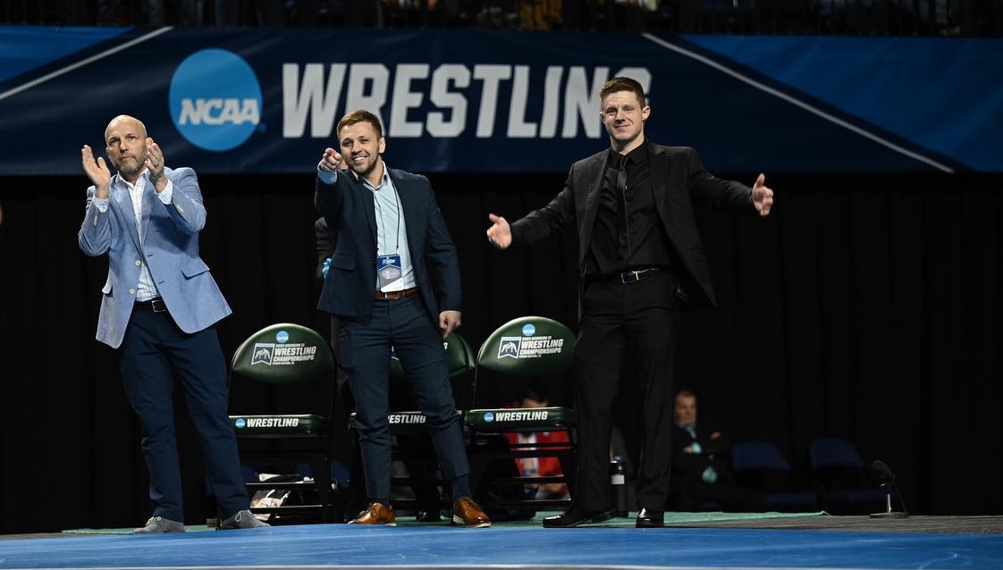 UIUPeacocks's tweet photo. Peacock Wrestling Announces 2023-24 Incoming Class. Read the story here https://t.co/drUzQf457H. #FeathersUp https://t.co/1sENvftoXd