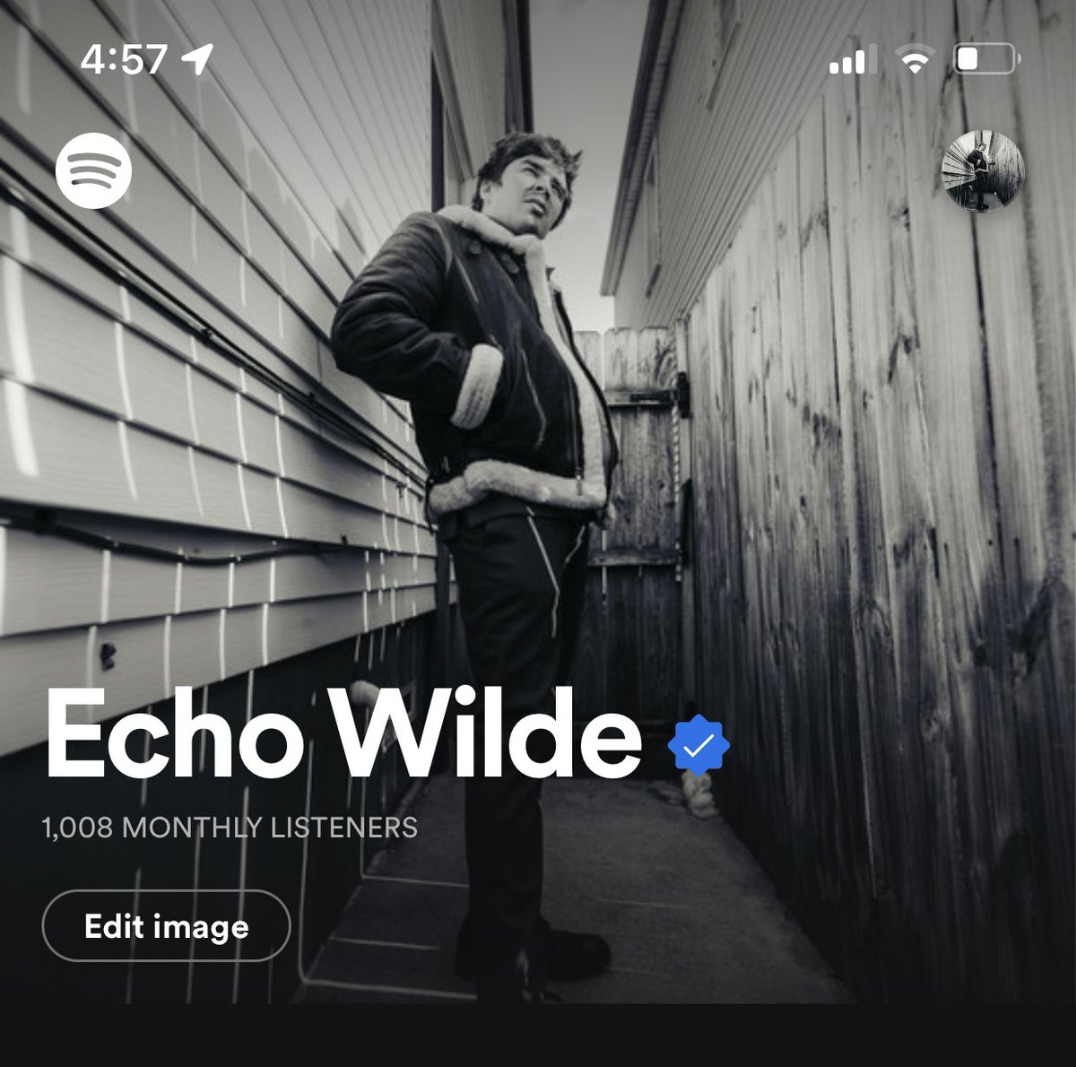 Reached a huge milestone today, with 1,000 monthly listeners on spotify! Thanks to everyone who has supported so far! #echowilde #indiemusic #altpop #bedroompop #StopPayola