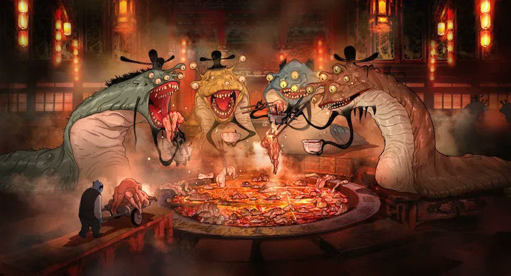 catsuka's tweet photo. "A Banquet for Hungry Ghosts", an animated horror anthology of 10 shorts by various studios: Igloo (Thailand), Climb (Malaysia), Something Big (France), Disnosc (France), Werlen Meyer (France), Xanthus (Taiwan)...
Based on Ying Chang Compestine's book.
https://t.co/URX4lF8L88 https://t.co/bPYc1wI5zD