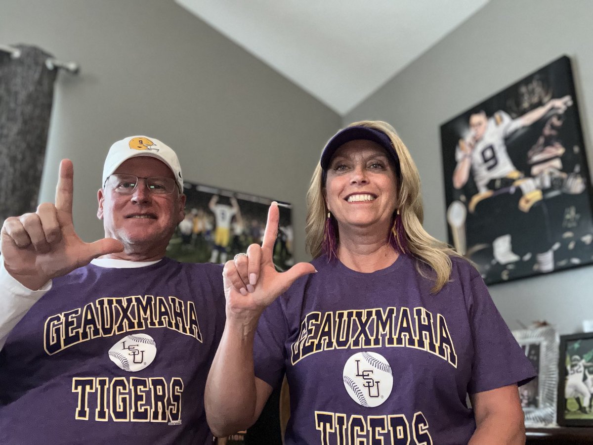 Geaux Tigers . Thanks Bayou Apparel for the cool T-Shirts