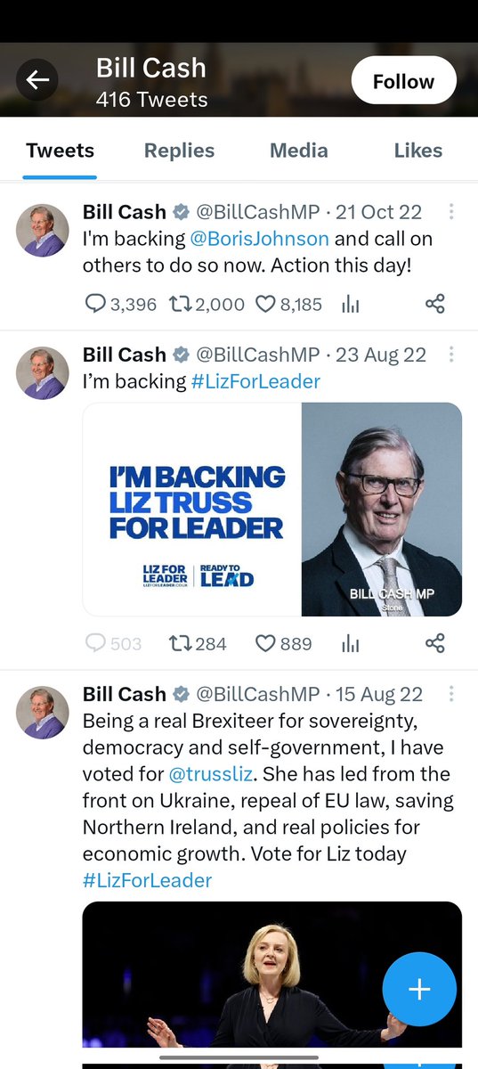 @PhilMyers53 @SoalBhoy @Ianblackford_MP Bill Cash.
He's 83 and has been an MP since Pitt the Younger...and achieved the absolute square root of feck all.
Career free-loader with possibly the worst judgement.
When my Gran got to this age, we wouldn't let her have control of the telly.
This div gets a vote in parliament