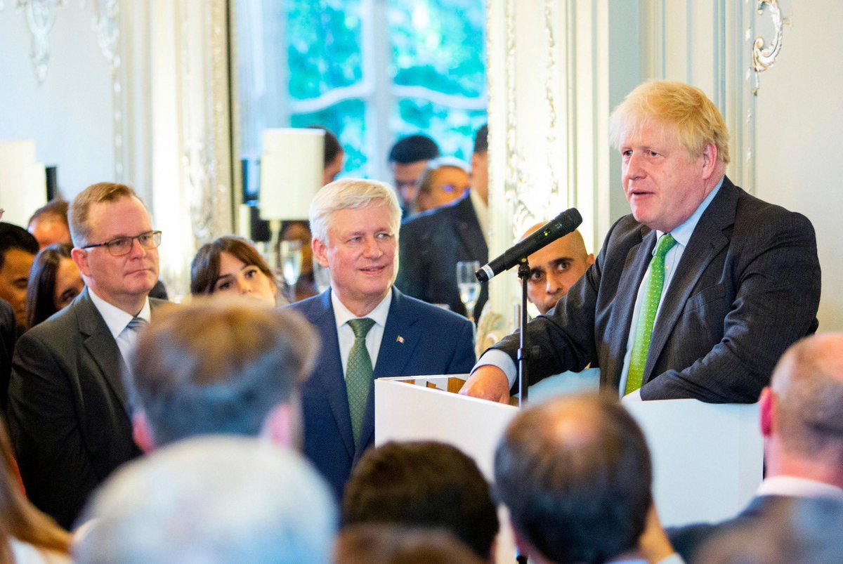 idualliance's tweet photo. IDU's 40th anniversary Forum was kicked-off tonight by Prime Minister @BorisJohnson with a motivating and inspirational speech. What an energy and atmosphere! It was an honour to host you as our opening speaker of #idu40 Prime Minister! https://t.co/70WAqE8Fyx