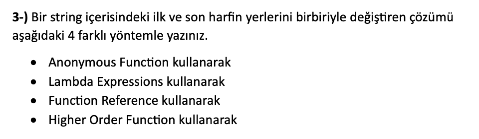 mentörlük yaptığım arkadaşlarla bu hafta; 
- extensions and infix functions
- lambda expressions
- anonymous functions, 
- function references,
- higher order functions 
- tailrec functions 
konularını işledik. Verdiğim ödev ektedir. Hazırlayan @hilalkrnz a teşekkürler 😍