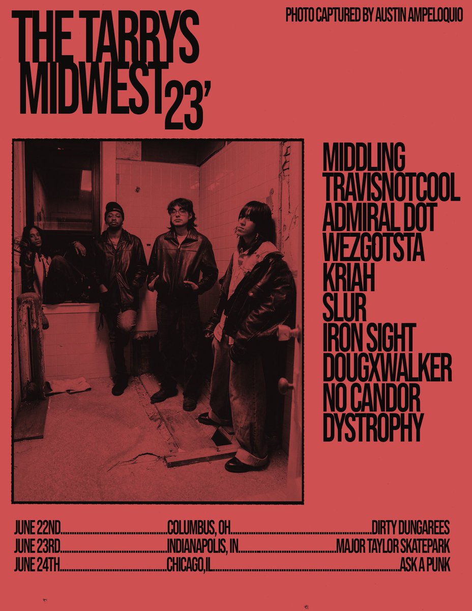 thetarrysband's tweet photo. LOS TARRYS HITTING THE MIDWEST THIS WEEK ! https://t.co/4gzSG8pEQH
