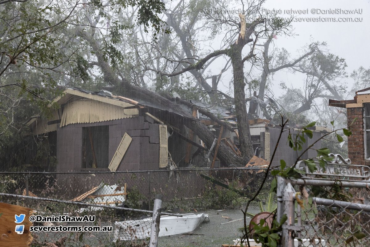 DanielShawAU's tweet photo. Search and rescue in Moss Point, Mississippi has been completed. We managed to locate one man trapped in his home. He is now in safe hands.  Around 20 properties have been damaged at this location. #mswx @NWSMobile https://t.co/tmj0vX4zsy