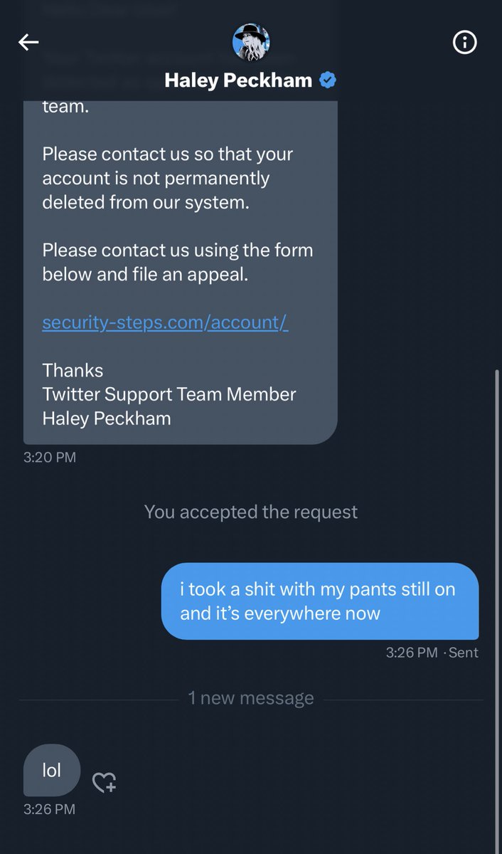 slime_machine's tweet photo. wait why is the scam account sentient what’s happening https://t.co/FRp7wBt5fI