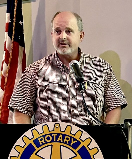Area farmer Rodney Mast has been a dedicated sponsor of Ukrainian refugees to the Golden Triangle since war broke out. Starkville Rotarians today heard how our community has responded and about opportunities to help.#ServiceAboveSelf