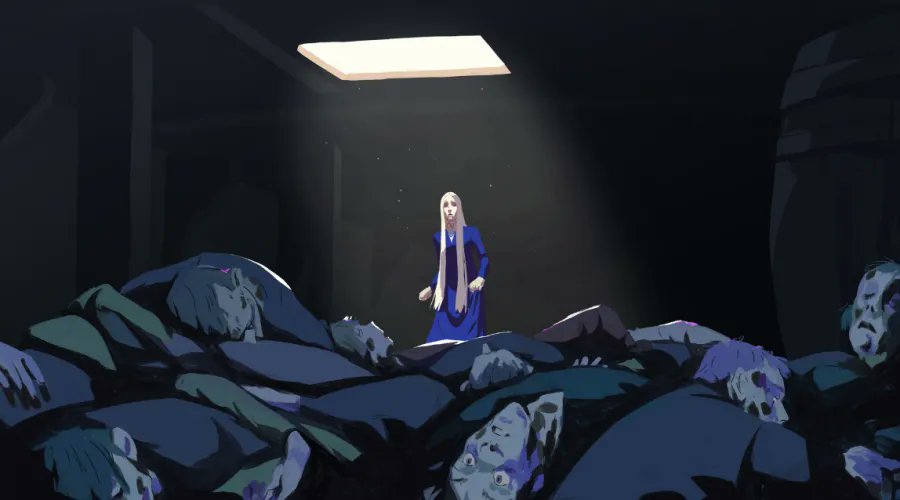 "Pesta", a romantic folk horror animated feature film project by Hanne Berkaak &amp; Mikrofilm studio (Norway).
Co-produced with Xilam studio (France) and Knudsen Pictures (Germany).
nordiskfilmogtvfond.com/news/stories/o…