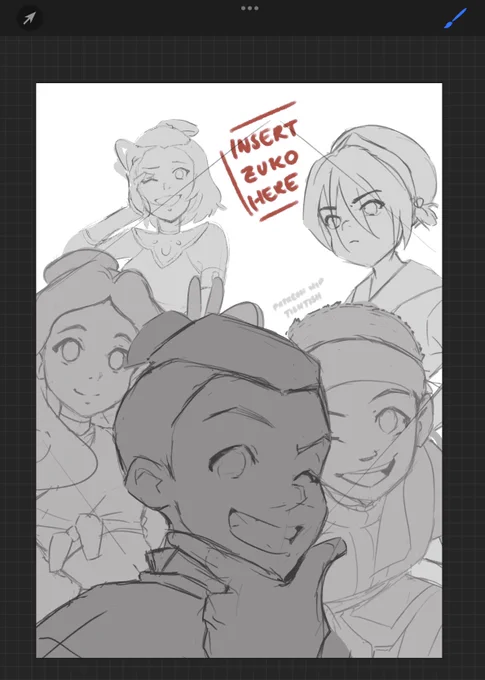 I'm so excited to be drawing ATLA for my Patrons! The physical bundles are gonna be soooo good aaa ~!!