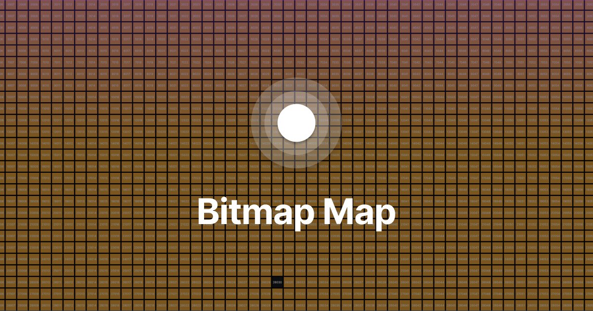 Introducing the Bitmap Map!

🟧 Orange means unavailable / already inscribed
⬛️ Black means available

Click on the black squares to  inscribe your very own Bitcoin Block!

Click here to view the map! 👇
ordinalswallet.com/collection/bit…