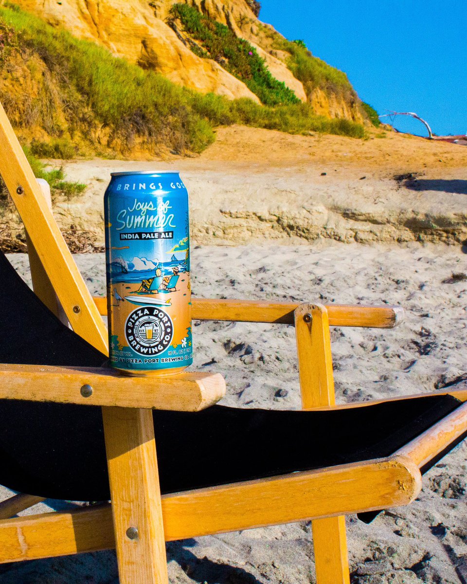 Experience all the joys summer has to offer. #JoysOfSummerIPA #GoodBeerBringsGoodCheer #PizzaPortBrewingCo