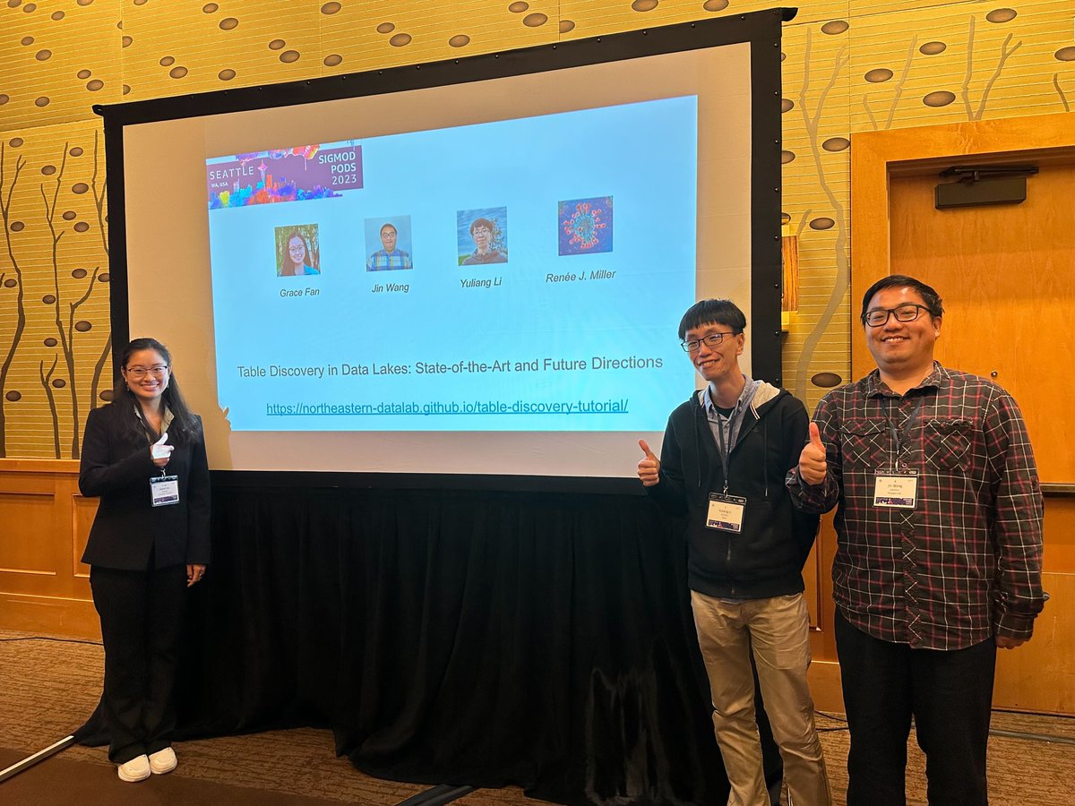 MegagonLabs's tweet image. Thank you to all of you who joined our tutorial at #SIGMOD2023. We&apos;ll see you at the booth exhibit tomorrow!