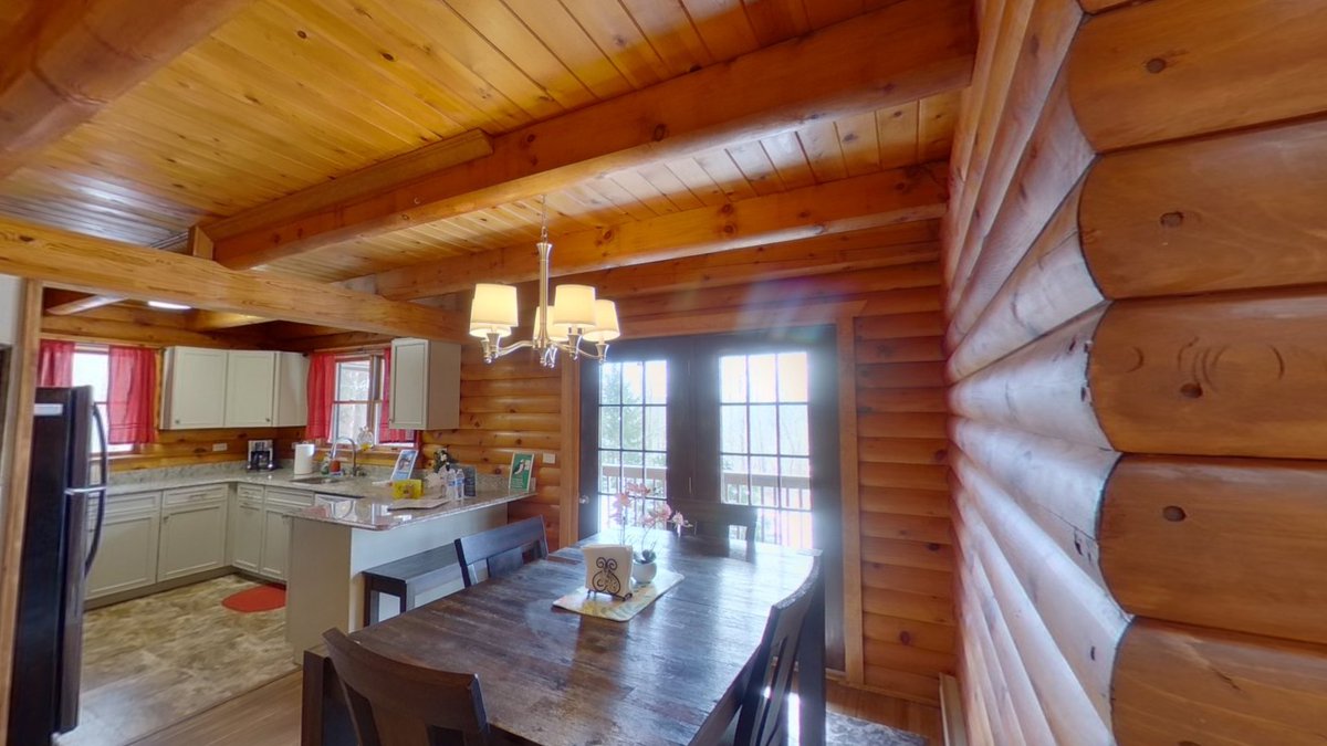 Our log cabin is ready & waiting for you...be our next guests! 🤎 Book direct on our website: 
zurl.co/Y6Us 
#vacationrental #airbnb #logcabin #rustic #knottypine #cozy #poconosvacation #anyseason #PoconoMtns