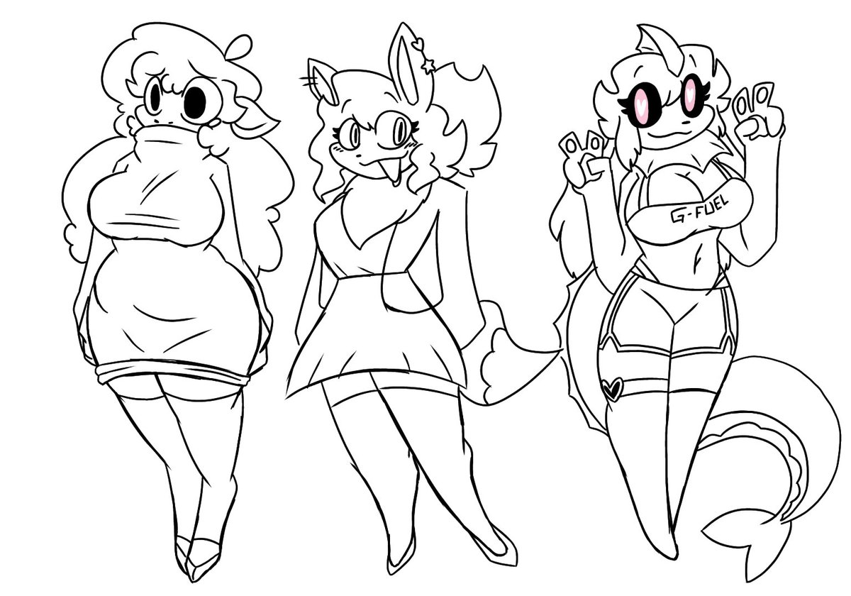 oc doodles with a new style