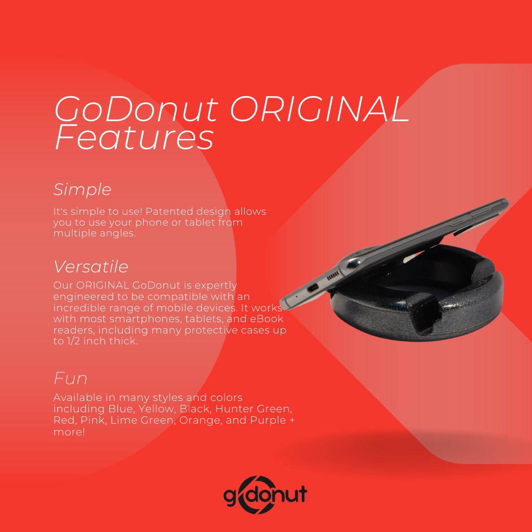 Unlock the full potential of your devices with GoDonut! 🍩✨ Discover the ultimate device stand that brings you convenience and versatility!   

godonut.com