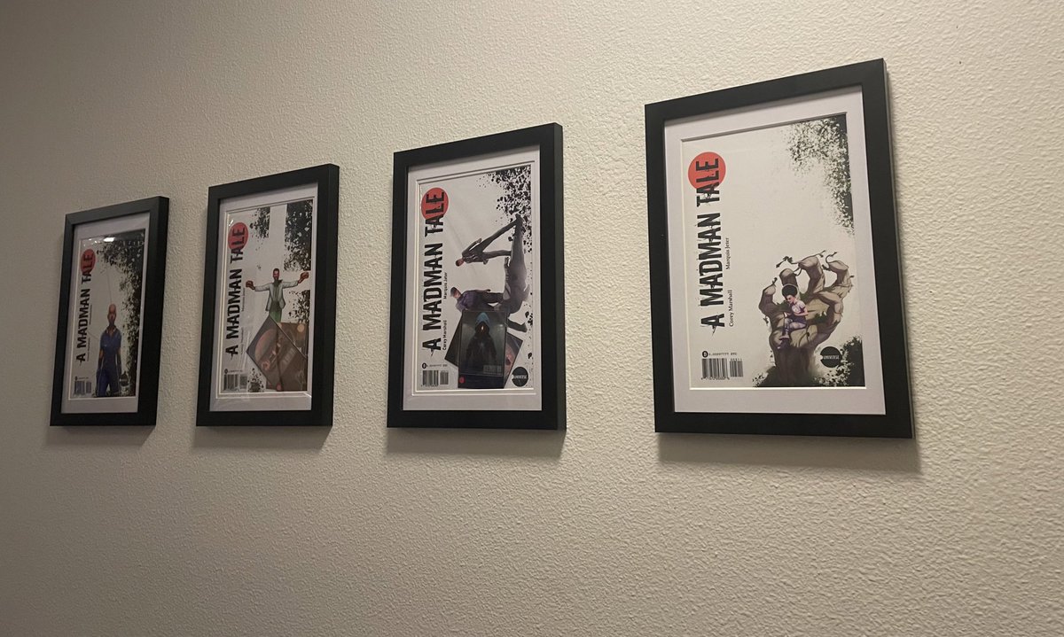 Tainoanomaly's tweet image. Finally put up some of my @UmiverseComics “A MadMan Tale” written by @CoreyMarshallx 

Can’t wait to collect the entire set!