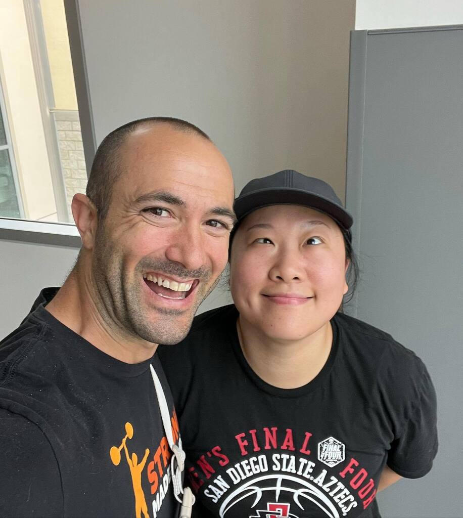 TheBrianTabor's tweet photo. Awesome workout today without Miffy, who insisted I use this first photo option for a selfie.
She’s also making the most of this summer by traveling to all sorts of fun National Parks and destinations before classes start back in the fall. Then it will b… https://t.co/Vzli3pkXaH https://t.co/I5macdTj12