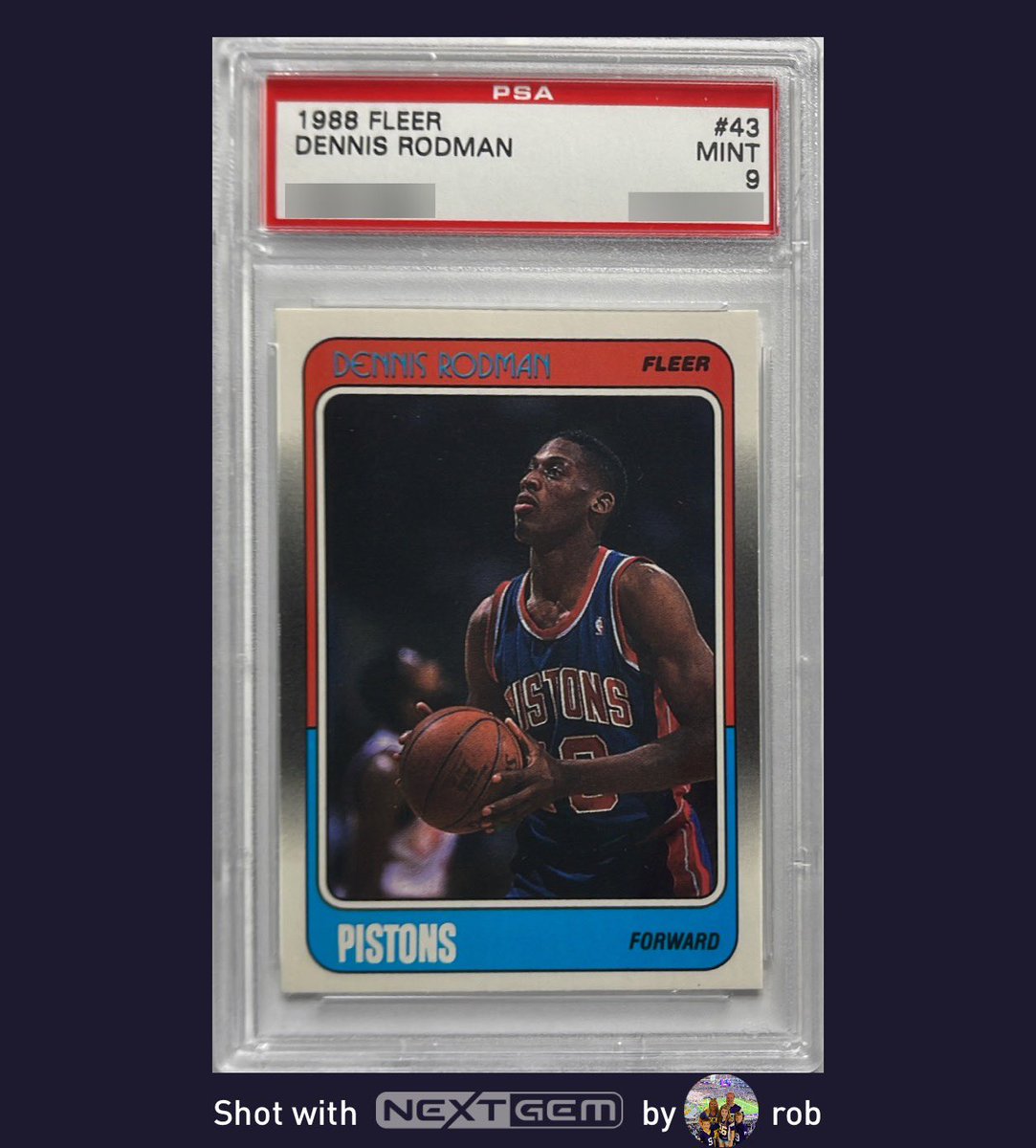 roroweber1's tweet image. 🤩FREE DENNIS RODMAN ROOKIE🏀

I’m giving away this Dennis Rodman PSA 9 rookie card!

TO ENTER:
- Like this tweet
- Follow me

That’s it! Good luck!🍀

Want to see how much this Rodman is worth, or any card from your collection? See my reply👇