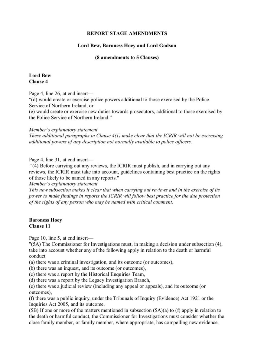 MaloneHouseGrp's tweet photo. Amendments to the Legacy Bill associated with the Malone House Group (MHG) have been tabled for the Report stage debates in the House of Lords on Wednesday 21 June &amp; Monday 26.

Our approach is an alternative to that reported in most of the media which take little interest…(1/3) https://t.co/2H8GgpZnzT