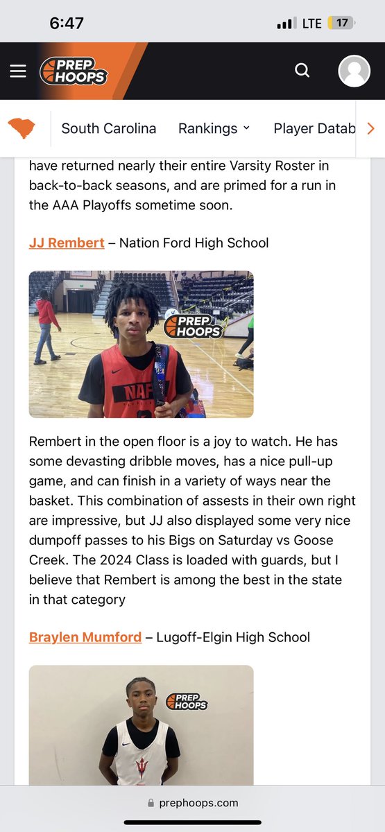 JJ Rembert tweet media