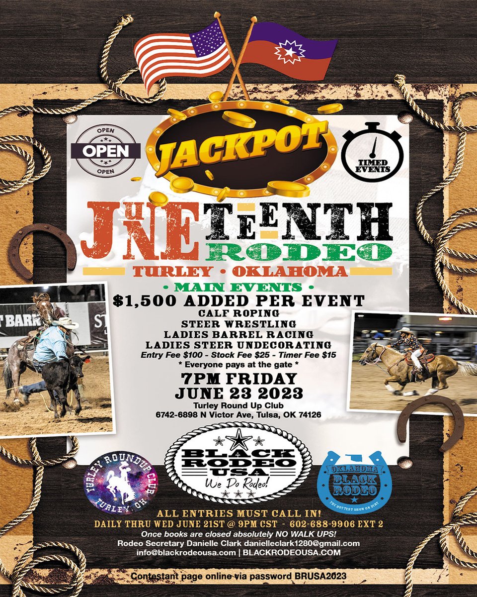Calling all cowboys and cowgirls! 
Contestant Page - blackrodeousa.com
#BlackRodeo
#BootUp
#letsrodeo
#turleyok