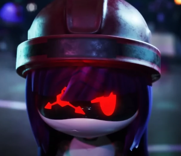 Red_BlackOTD's tweet photo. Today's red and black character is Doll from Murder Drones! https://t.co/4a8CAHZnU9