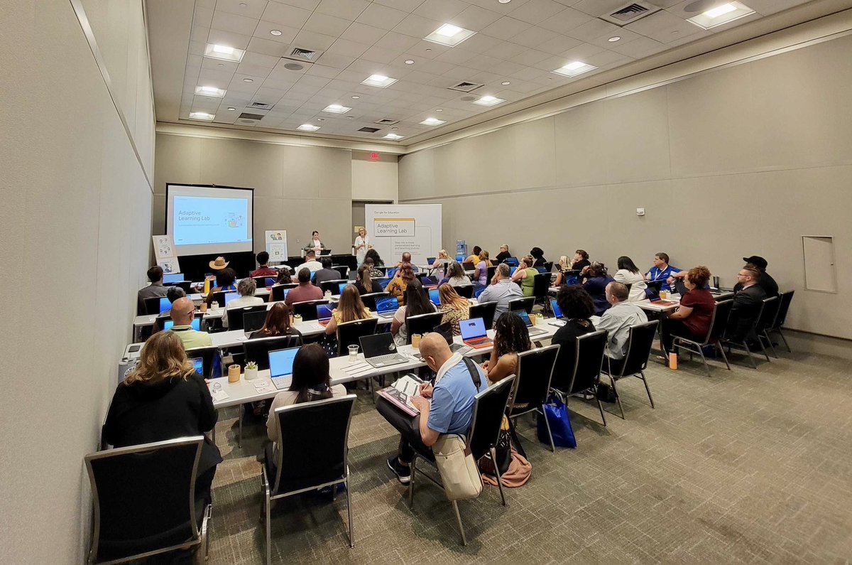 We had a packed house for the @GoogleForEdu Adaptive Learning Lab at #NCSC23 in Austin, TX today 🎉 if you weren’t able to attend, not to worry! Come see us tomorrow at 9:00a & 11:00a, as well as at 9:00a & 10:15a on Wednesday! @charteralliance