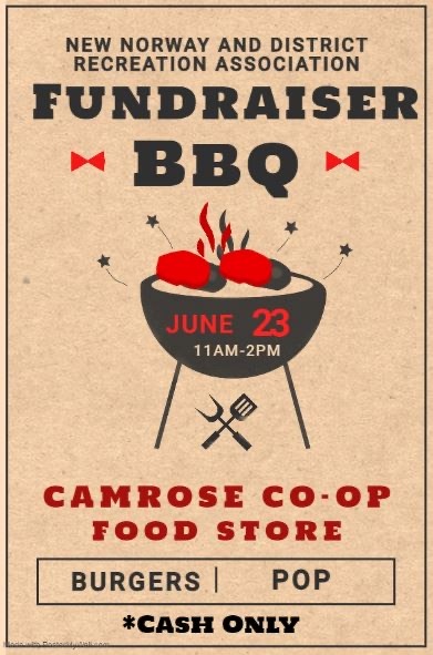 WildRoseCoop's tweet photo. Head to the Camrose Food Store this Friday for a community BBQ in support of the New Norway &amp; District Recreation Association!🍔 #camrose https://t.co/dmWOa2ys2x