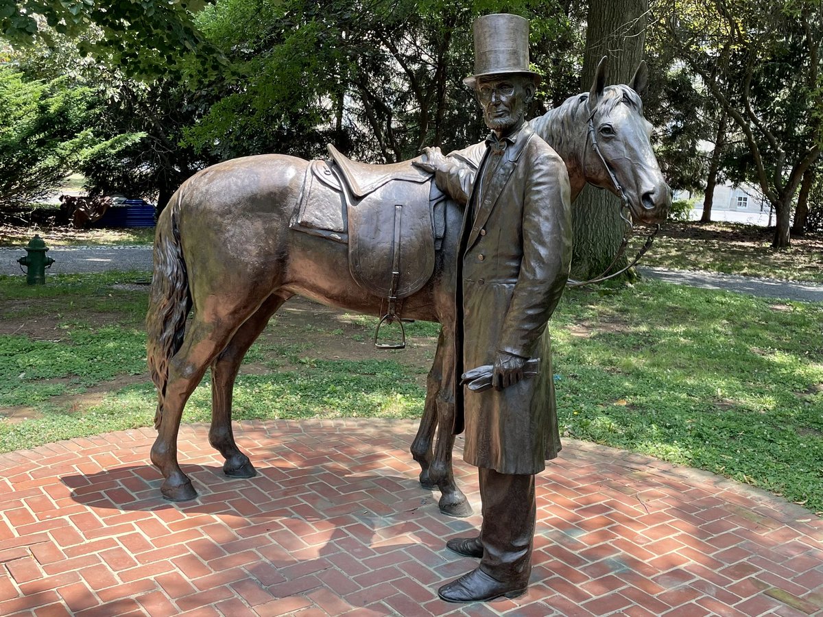 Great tour yesterday of President  <a href="/LincolnsCottage/">Lincoln's Cottage</a> on the grounds of the Armed Forces Retirement Home in DC. Lincoln spent summers there and it’s where he developed the Emancipation Proclamation. #AbrahamLincoln