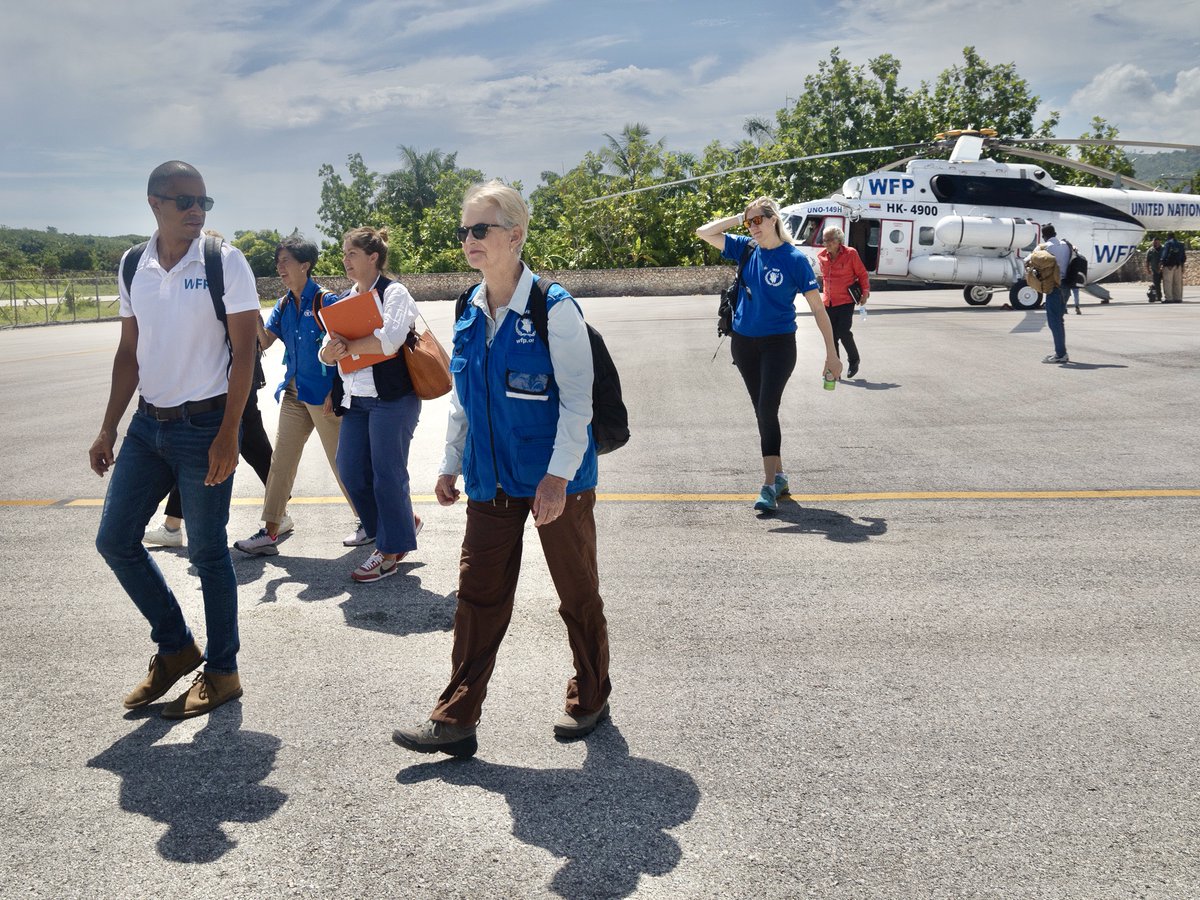 I’m on the ground in #Haiti where one of the world’s worst hunger crises is unfolding unseen, unheard, and unaddressed.

Half of the country is hungry.

@WFP_Haiti is a lifeline for 1.4M+ Haitians and ready to do more.

#HaitiCantWait