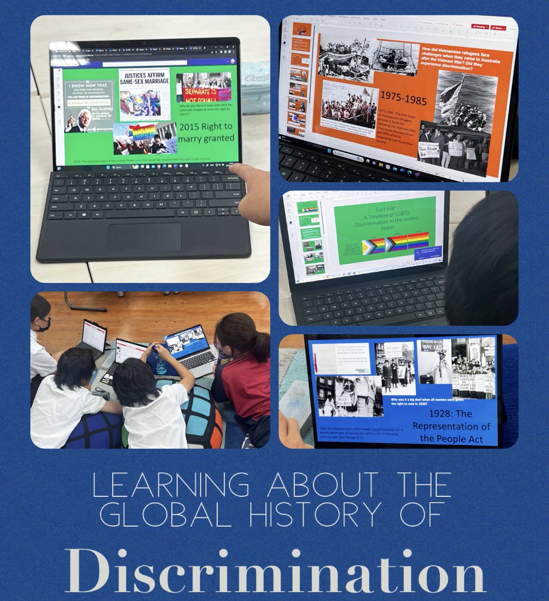 Tia (she/her) (@thisisawesomeed) on Twitter photo Teaching #history in an age appropriate way helps Ss to build understanding over years. They make big connections abt big topics, & dvlp #empathy for others. #LGBTQ #discrimination #WomensRightsAreHumanRights #AAPI #BlackLivesMatter <a href="/socialstudiestx/">SocialStudiesTx</a> <a href="/CheyandPav/">Chey & Pav</a> <a href="/SameHere_Global/">#SameHere Global Mental Health Movement</a> Teaching #history in an age appropriate way helps Ss to build understanding over years. They make big connections abt big topics, & dvlp #empathy for others. #LGBTQ #discrimination #WomensRightsAreHumanRights #AAPI #BlackLivesMatter <a href="/socialstudiestx/">SocialStudiesTx</a> <a href="/CheyandPav/">Chey & Pav</a> <a href="/SameHere_Global/">#SameHere Global Mental Health Movement</a>