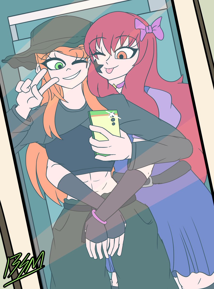 MamaLuigi2018's tweet photo. Etie and Yunaka went out shopping! They took a selfie showing off their new clothes! #FireEmblemEngage #FireEmblem #etie #yunaka #etienaka https://t.co/tnpCQ9kGmK