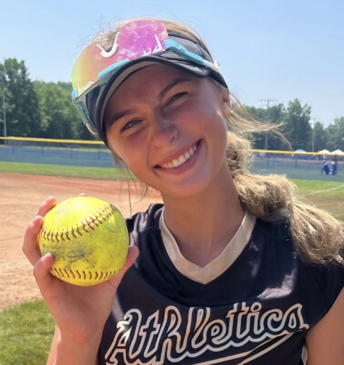 Bailey Barnyak (2026) tosses a no hitter on Father's Day at Sheer Madness College Showcase.