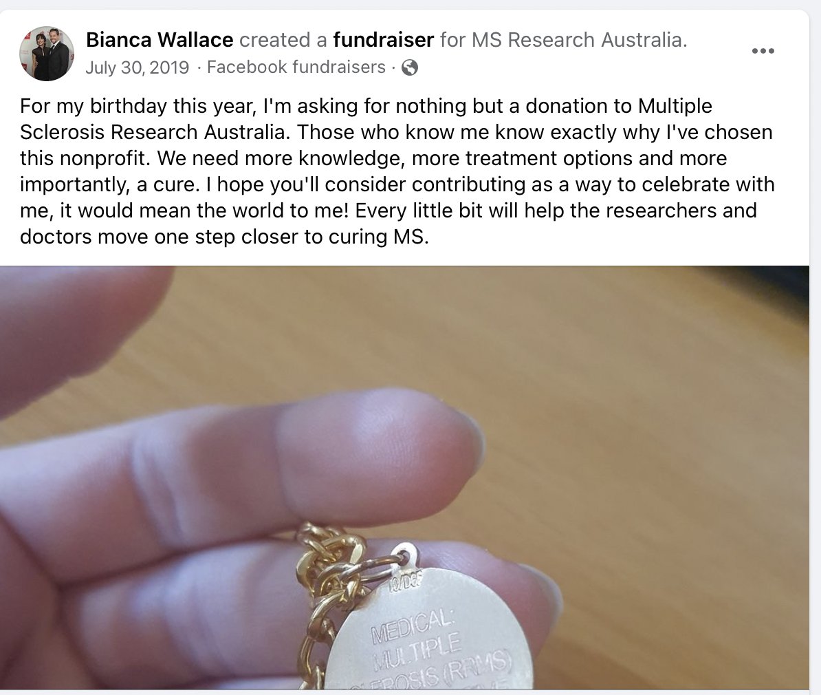 Doodledreeeeeam's tweet photo. And, guess what? All that crap @biancawallace spewed about AE having 'leaked' her disease, is exactly that. Crap. See below. 2019 https://t.co/7J52FbcWCN