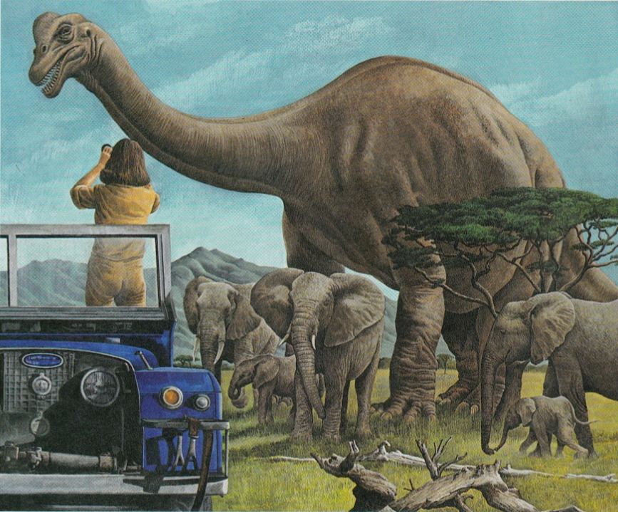 OOCMesozoicLife's tweet photo. This is Jim. 
He is rather big and long for an elephant, but we still love him nevertheless https://t.co/7R8h9rHOLu