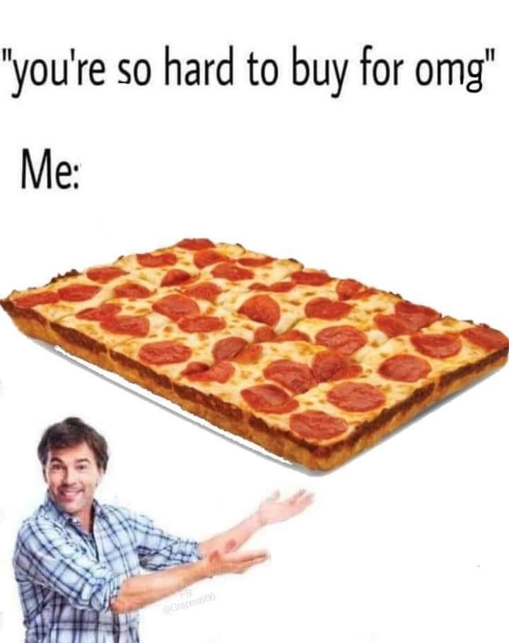 imgur's tweet photo. Pizza is always an acceptable option. 🍕 https://t.co/OKHkIq22WU