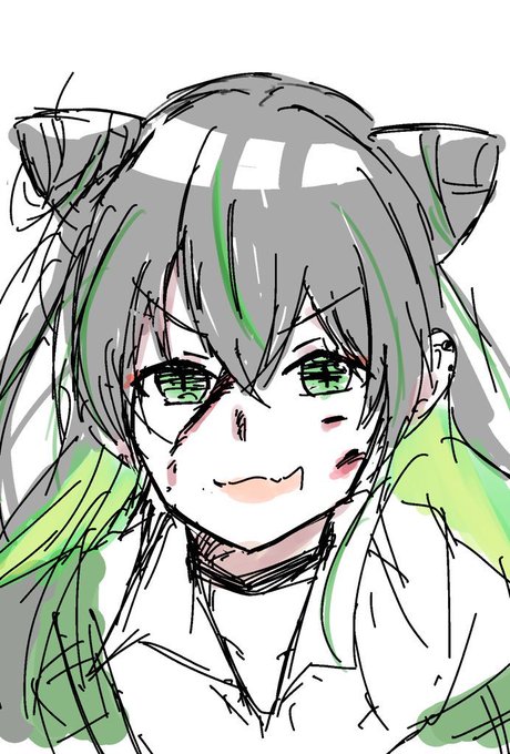 ハチドリ落書き(昨日誤字ってたので再掲)