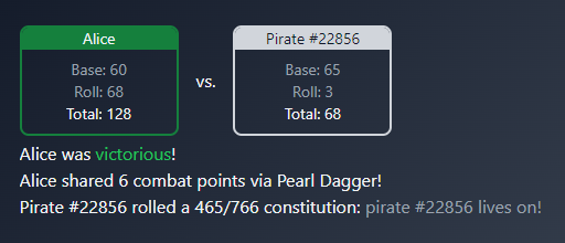 The wait is over! All Pirate Accessories are now available for use! If you've been hoarding accessories now is the time to deploy them! Good luck out there pirates!