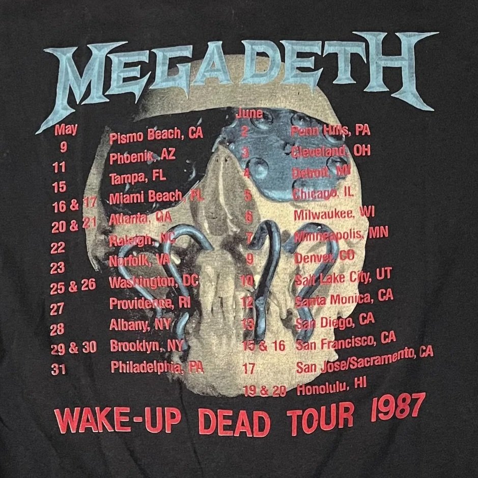 36 years ago... we played our last two shows of the Wake Up Dead/Peace Sells era tour at the Queen Theater in Honolulu, Hawaii, June 19 & 20, 1987. It was also our last two shows with Chris & Gar. 🤘🤘

#onthisday #megadeth #peacesells #thrashmetal