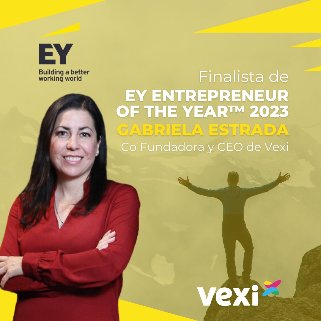 veximx's tweet photo. Nos emociona que Gabriela Estrada sea finalista del programa que reconoce a los emprendedores que apuestan por sus sueños para generar fuentes de trabajo, mantener el pulso de la economía y dar forma a la innovación. 💪🏼✨
Más información: https://t.co/Jv6XyfR1Y3
#EOYMX23 @EYMexico
@genanem